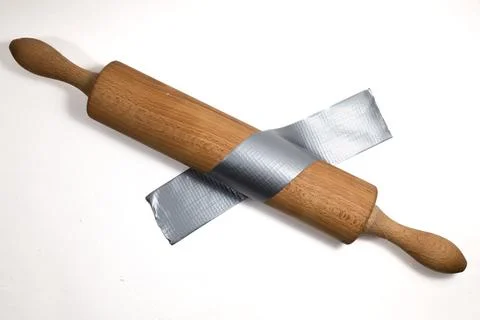 Objects Taped to Wall Stock Photos