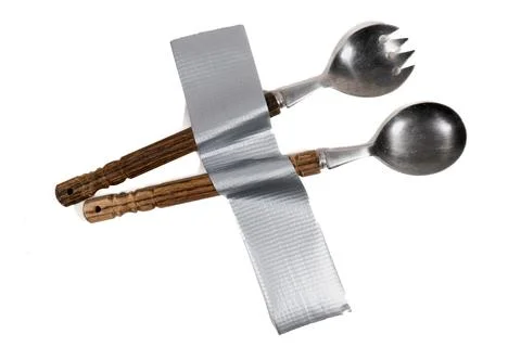 Objects Taped to Wall Stock Photos