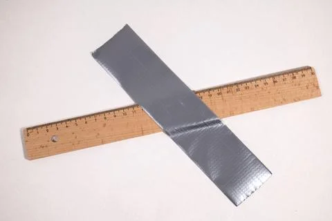 Objects Taped to Wall Stock Photos