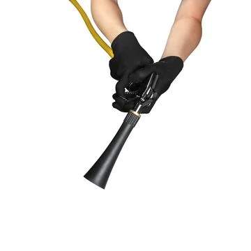 Objects tool hands action - Hand Cleaning and washing of  interior car work.. Stock Photos