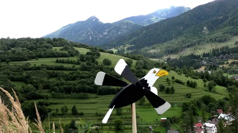 On the Oblaz hill Video stock 147972313