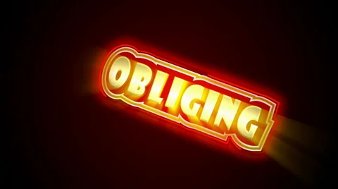 Obliging Label 스톡 동영상 1215631