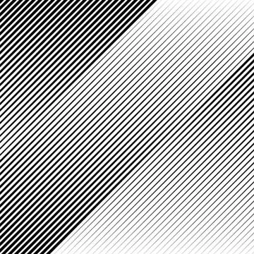 Oblique, diagonal lines edgy pattern, monochrome background. Stock Illustration