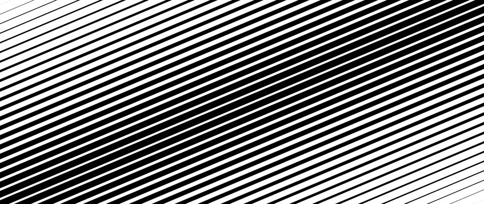 Oblique line halftone gradient texture. Fading diagonal stripe gradation Illustrazione stock