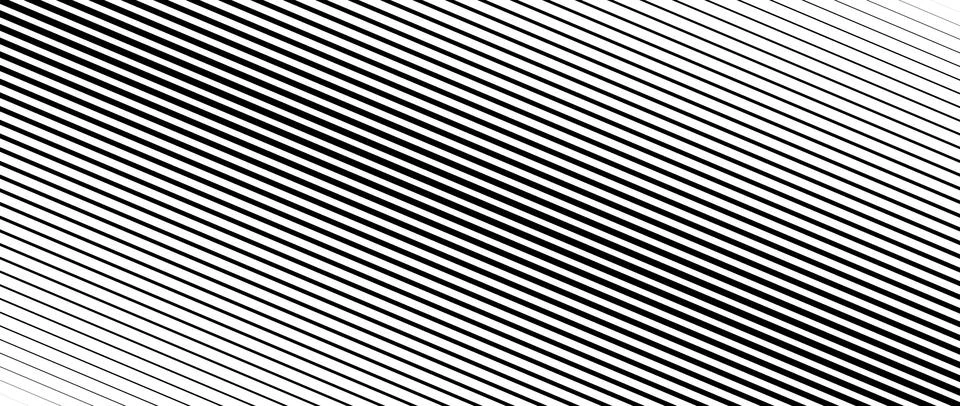 Oblique line halftone gradient texture. Fading diagonal stripe gradation Illustrazione stock