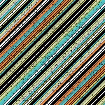 Oblique seamless pattern with color lines and contour 5250 Stock Illustration