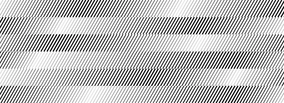Oblique stripe halftone gradient texture. Diagonal line gradation background Illustrazione stock