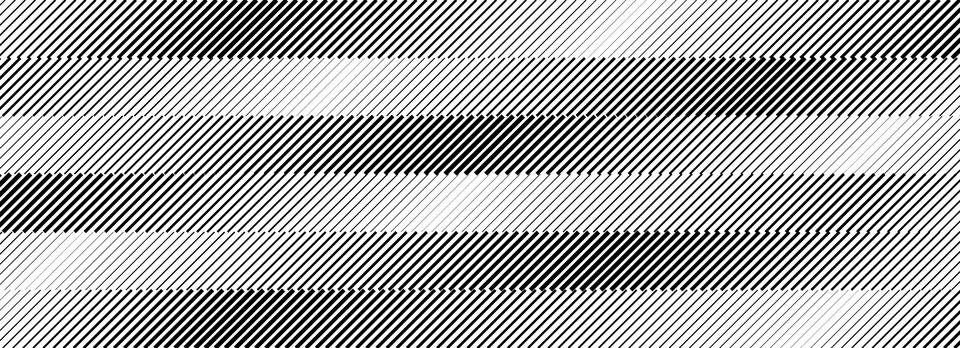 Oblique stripe halftone gradient texture. Diagonal line gradation background Illustrazione stock