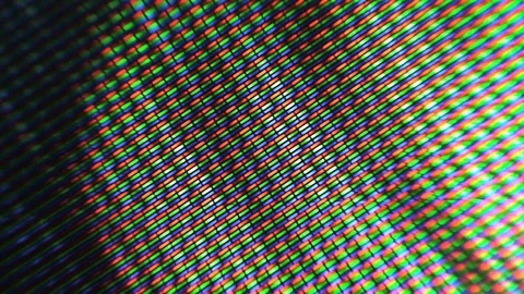 Oblique TV Macro Stock Footage 98679592