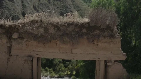 Oblivion and natural landscape in Alca, Peru. Stock Footage 344549098