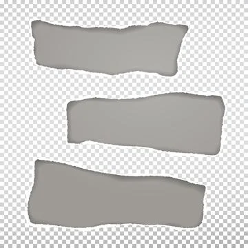 Oblong holes composition in squared paper with torn edges and soft shadow are on Stock Illustration