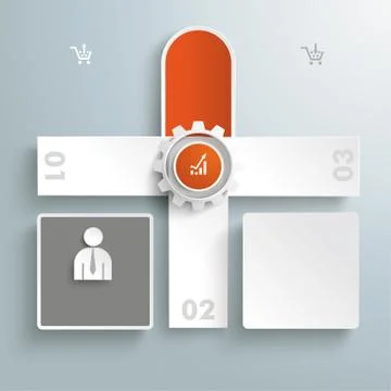 Oblong round banner rectangles 3 options piad Ilustración de archivo