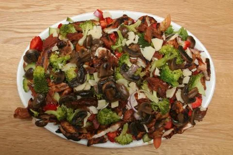 Oblong salad Stock Photos