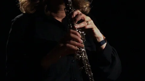 Oboe Player Stock Footage 111938532