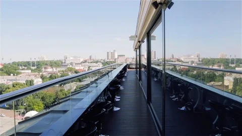 Observation Deck Cityscape Stock Footage 106506569