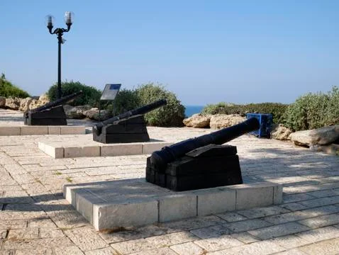 Observation deck in Jaffa Foto stock