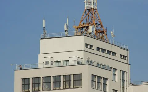 Observation deck at Kharkiv derzhprom 12th floor Stock Photos