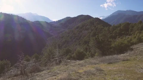 Observation deck on Mount Olympus Video stock 84738171