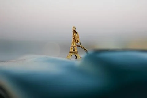 Observation deck paris eiffel  tourism Stock Photos
