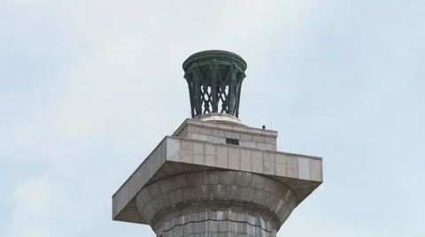 Observation Deck at Perry's Victory &amp; Internation Peace Memorial at Put-in-Bay Stock Footage 51921006