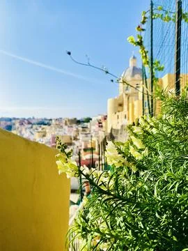 Observation Deck Procida island Napoli Italy Stock-Fotos
