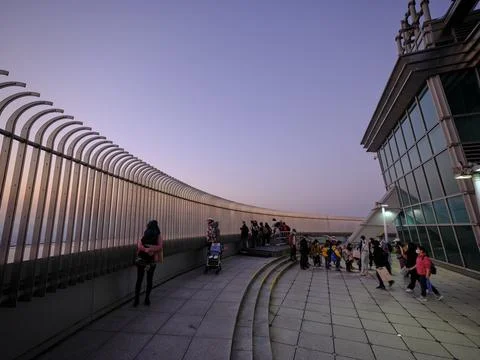Observation Deck Tapei 101 Stock Photos