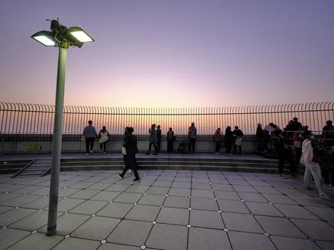 Observation Deck Tapei 101 Stock Photos