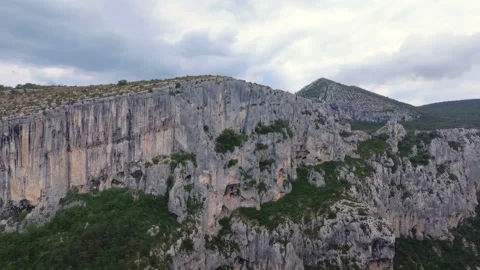 The observation deck of the Verdon gorges. Provence. France Vídeos de archivo 113461389