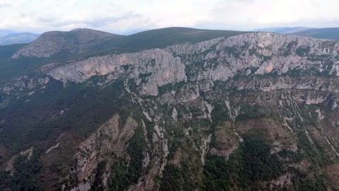 The observation deck of the Verdon gorges. Provence. France Stock Footage 113674409
