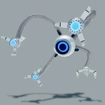 Observation drone concept Stock Illustration