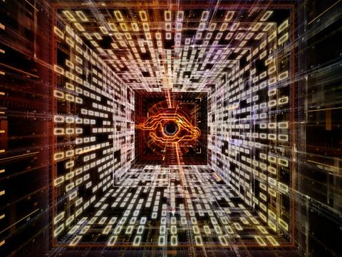 Observation  Evolution Illustrazione stock