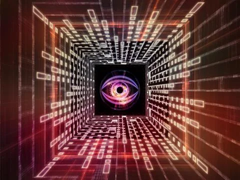 Observation  Evolution Illustrazione stock