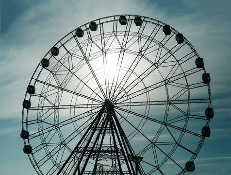 Observation ferris wheel 스톡 사진
