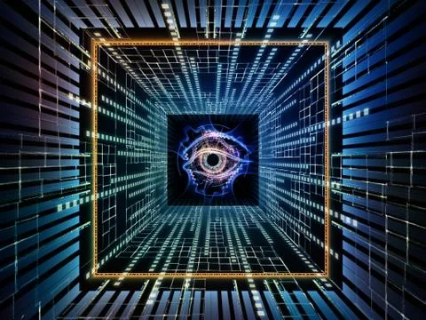 Observation Mechanism 스톡 일러스트
