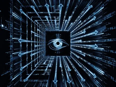 Observation Mechanism 스톡 일러스트