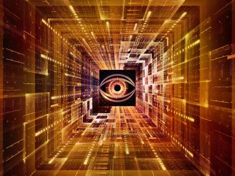Observation Mechanism 스톡 일러스트