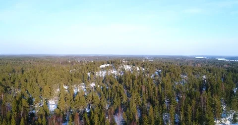Observation tower, Cinema 4k view towards botesberget nature watchtower lands Stock Footage 87180265