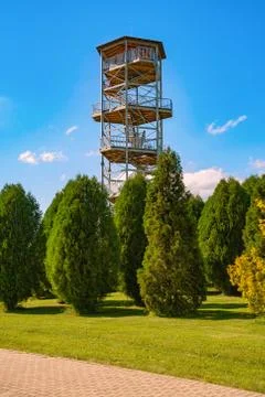 An observation tower Stock Photos