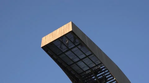 Observation tower tourist Stock Footage 58606565