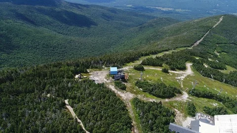 Observation Tower White Mountain New Hampshire Stock Footage 93306883