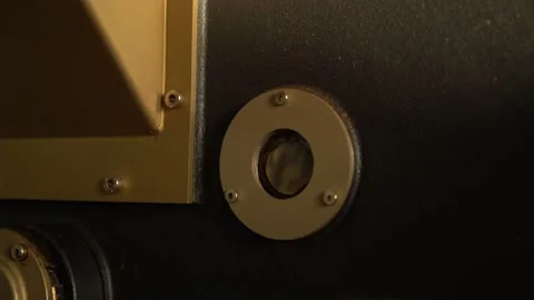 Observation window of coffee roasting machine Stock Footage 234626463