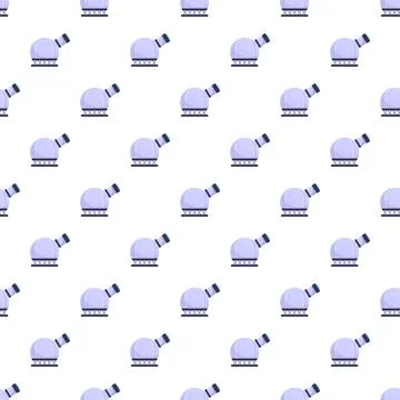 Observatories pattern creating a science and astronomy background Stock Illustration