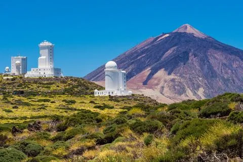 Observatorio del teide Stock Photos