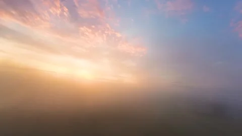 Observatory In The Clouds Stock Footage 284752682