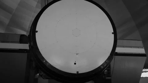 Observatory Dome With Astronomical Telescope Stock Footage 226425311
