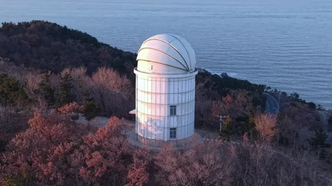 Observatory far orbit 2 Stock Footage 296640802