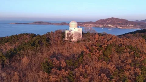 Observatory far orbit Stock Footage 296637651