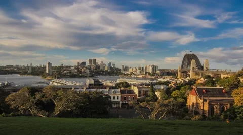 Observatory Hill Sunset Timelapse, Sydney 4k Stock Footage 40274262