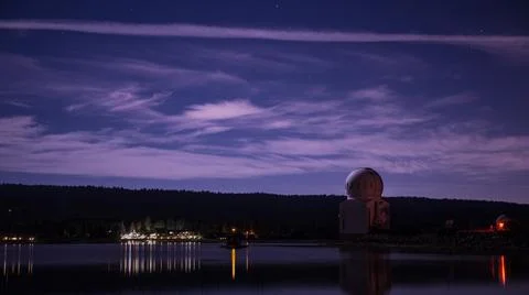 Observatory at the Lake Stock-Fotos