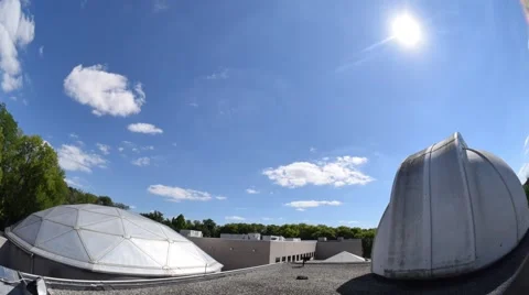 Observatory Planetarium TimeLapse Quicktime HD Stock Footage 49031703